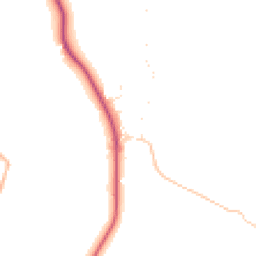 Daytime road noise heatmap for EX16 7RB