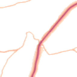 Daytime road noise heatmap for EX16 7RR
