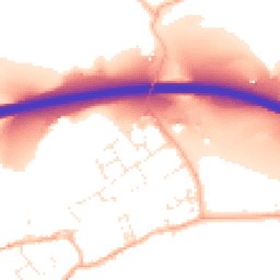 Daytime road noise heatmap for EX16 7UA
