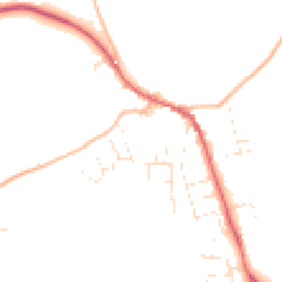 Daytime road noise heatmap for EX16 8AB
