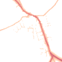 Daytime road noise heatmap for EX16 8AY