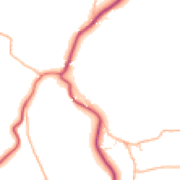Daytime road noise heatmap for EX16 8RG