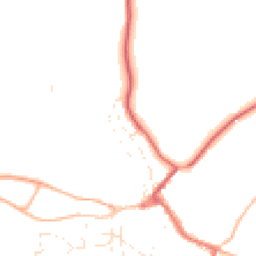 Daytime road noise heatmap for EX16 9AG