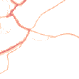 Daytime road noise heatmap for EX16 9LF