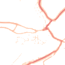 Daytime road noise heatmap for EX16 9NH