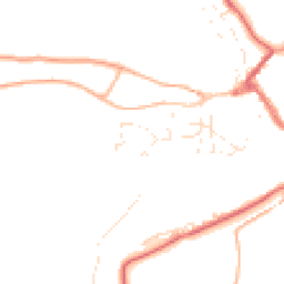 Daytime road noise heatmap for EX16 9NP