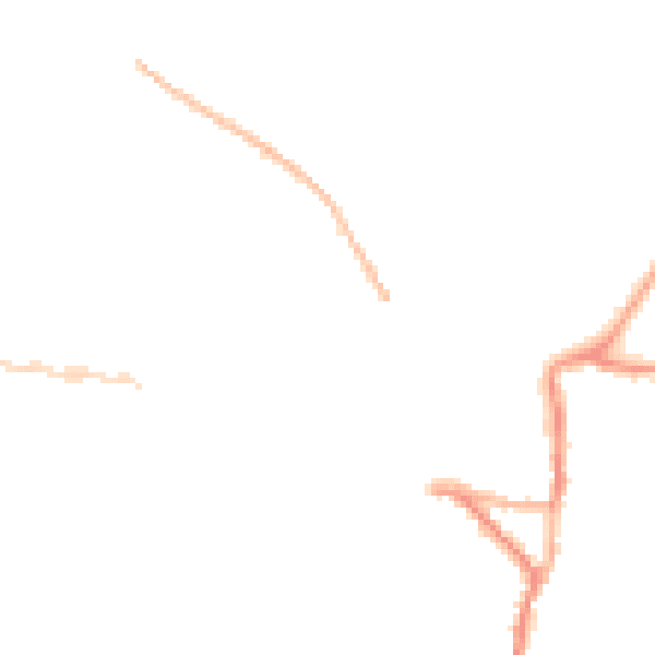Night-time road noise heatmap for EX17 2AP