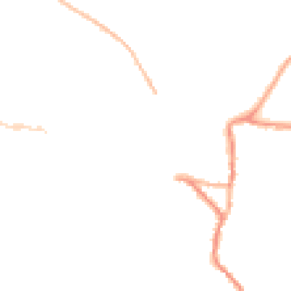 Night-time road noise heatmap for EX17 2AQ