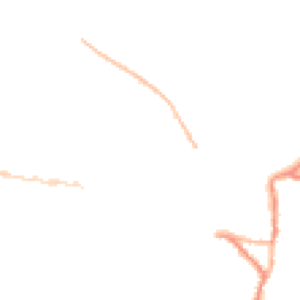 Night-time road noise heatmap for EX17 2BU