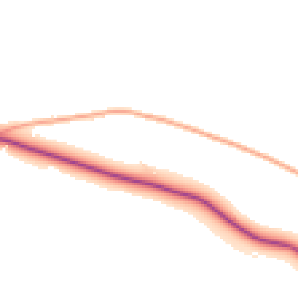 Daytime road noise heatmap for EX17 2ER