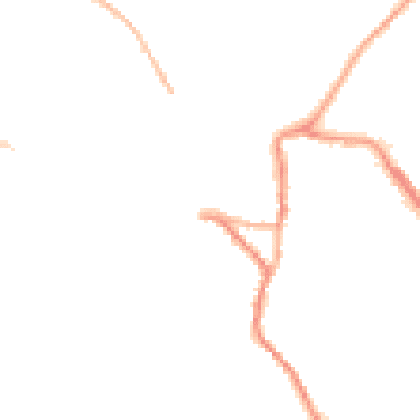 Night-time road noise heatmap for EX17 3AZ