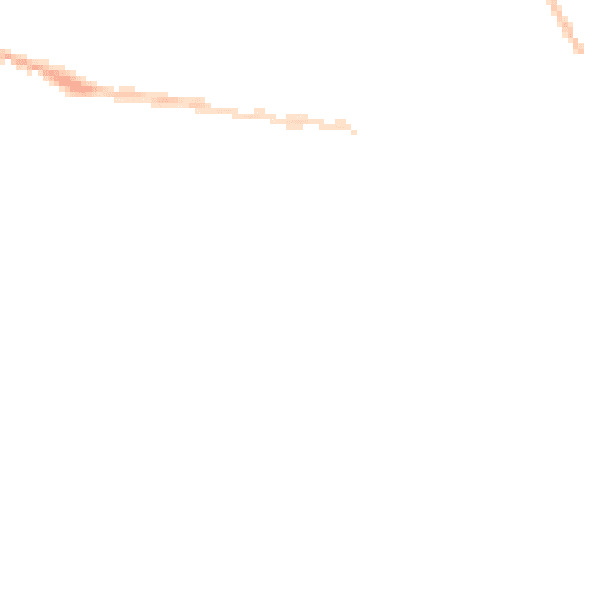 Night-time road noise heatmap for EX17 3JD