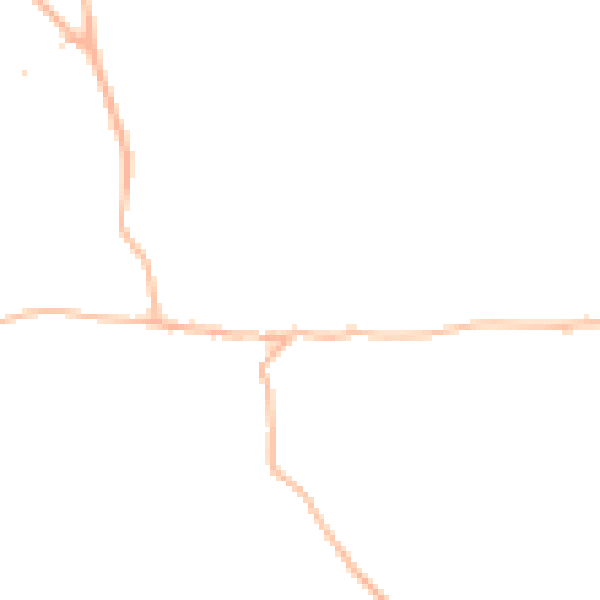 Daytime road noise heatmap for EX17 4LB