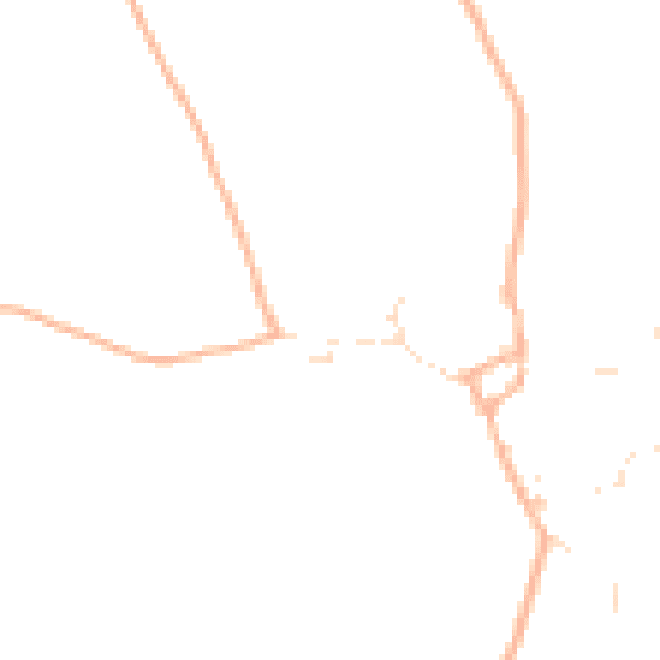 Daytime road noise heatmap for EX17 4LU