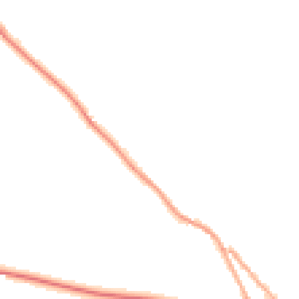 Night-time road noise heatmap for EX17 5EJ