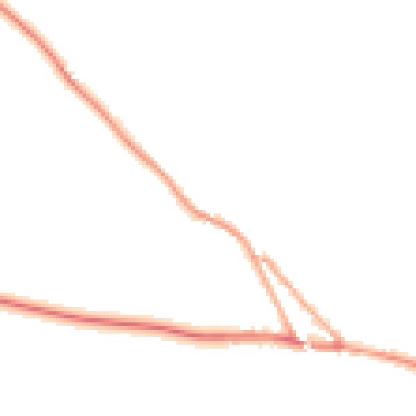 Night-time road noise heatmap for EX17 5HR