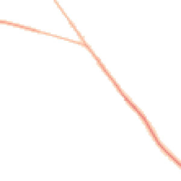 Night-time road noise heatmap for EX17 5LW