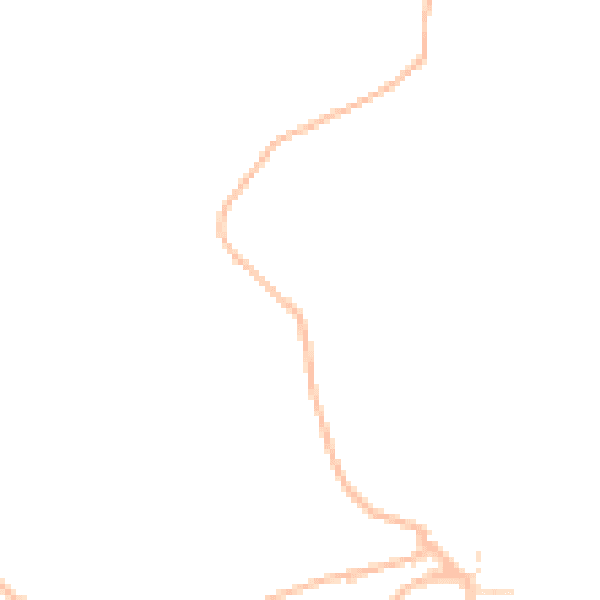 Daytime road noise heatmap for EX17 6AS