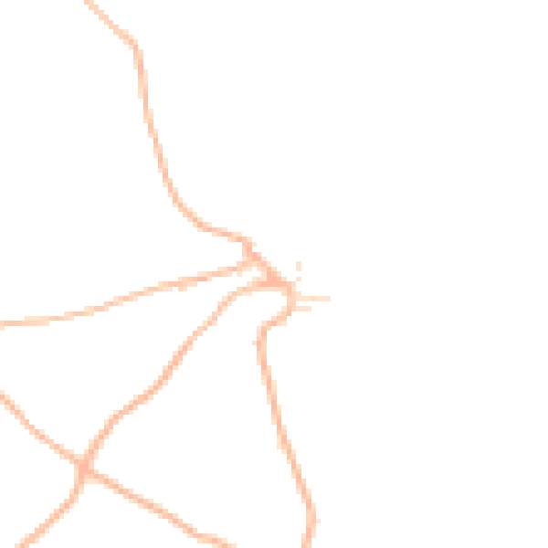 Daytime road noise heatmap for EX17 6AU