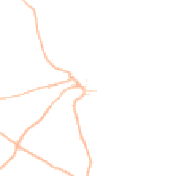 Daytime road noise heatmap for EX17 6AX