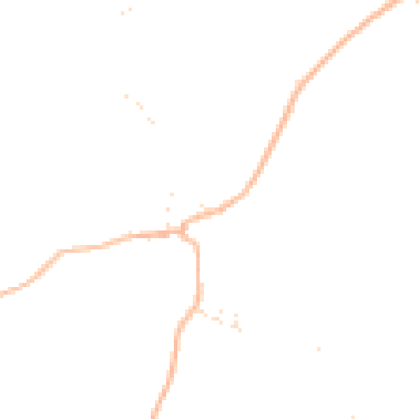 Daytime road noise heatmap for EX17 6EG