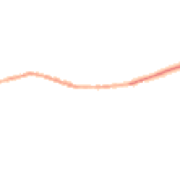 Night-time road noise heatmap for EX17 6HG