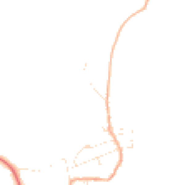 Daytime road noise heatmap for EX17 6QR