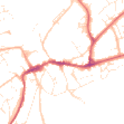 Daytime road noise heatmap for EX20 1AT