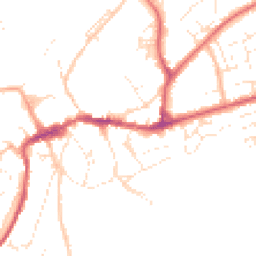 Daytime road noise heatmap for EX20 1AU