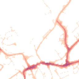 Daytime road noise heatmap for EX20 1BZ