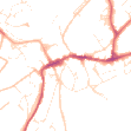 Daytime road noise heatmap for EX20 1DJ