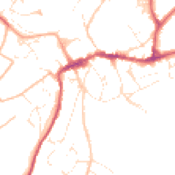 Daytime road noise heatmap for EX20 1DN