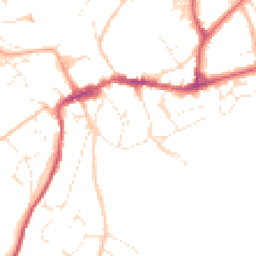 Daytime road noise heatmap for EX20 1DR