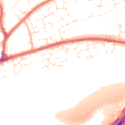 Daytime road noise heatmap for EX20 1FB