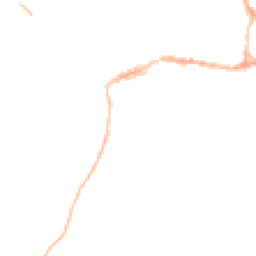 Night-time road noise heatmap for EX20 1HT