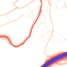 Daytime road noise heatmap for EX20 1JA