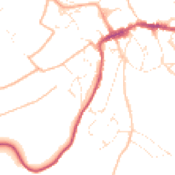 Daytime road noise heatmap for EX20 1JD