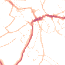 Daytime road noise heatmap for EX20 1JE