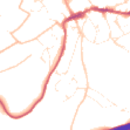 Daytime road noise heatmap for EX20 1JX