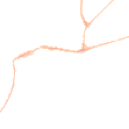 Night-time road noise heatmap for EX20 1PX