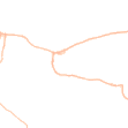 Daytime road noise heatmap for EX20 2AL