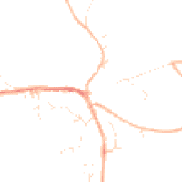 Daytime road noise heatmap for EX20 2ET