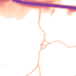 Daytime road noise heatmap for EX20 2LP