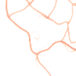Daytime road noise heatmap for EX20 2NX