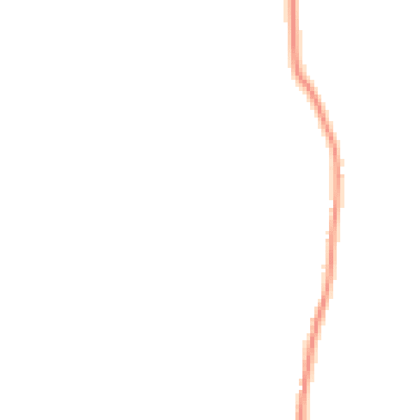 Night-time road noise heatmap for EX20 3AQ