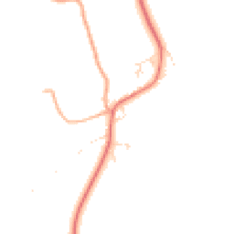 Daytime road noise heatmap for EX20 3EB