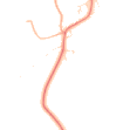 Daytime road noise heatmap for EX20 3EQ