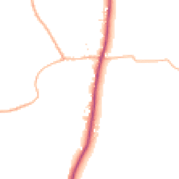 Daytime road noise heatmap for EX20 3FS