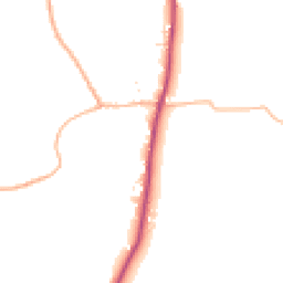 Daytime road noise heatmap for EX20 3FT
