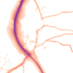 Daytime road noise heatmap for EX20 3HU